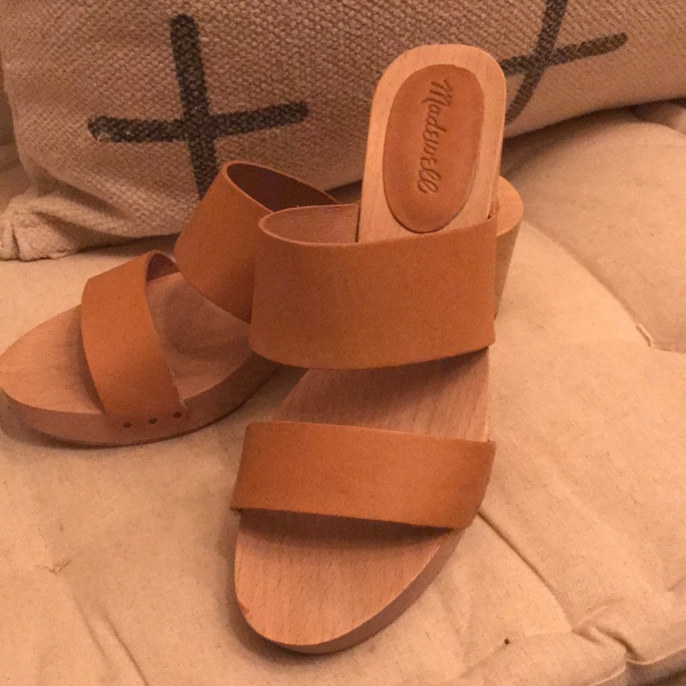 Madewell Clara Clogs Tan Brown